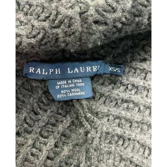 Ralph Lauren Collection Shawl Cardigan Wool Cashmere Sweater Fringe Poncho $500 - Picture 7 of 9